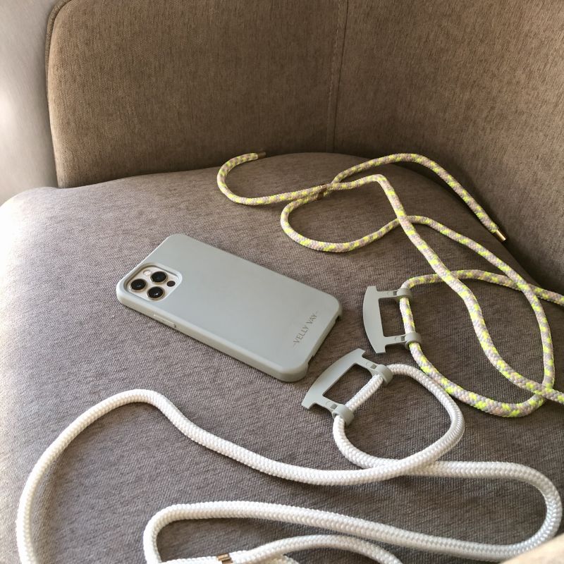 Cold Stone Case 2 in 1 - Pearl Handyband-iPhone 16