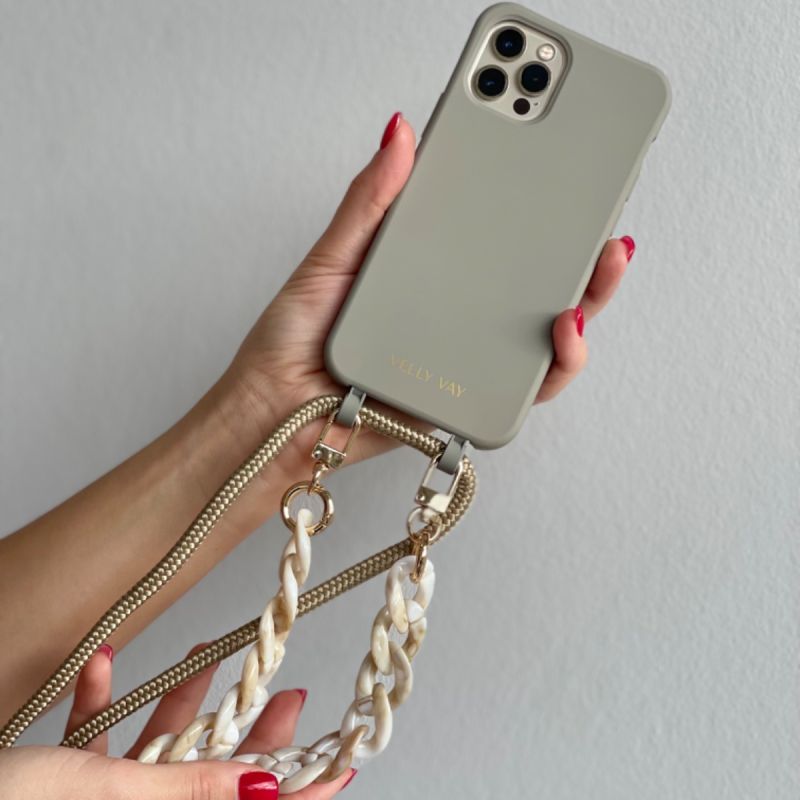 Set Cold Stone - Greygold & Dubai Kette