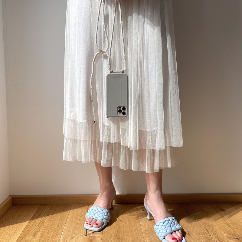 Cold Stone Case 2 in 1 - Pearl Handyband-iPhone 16