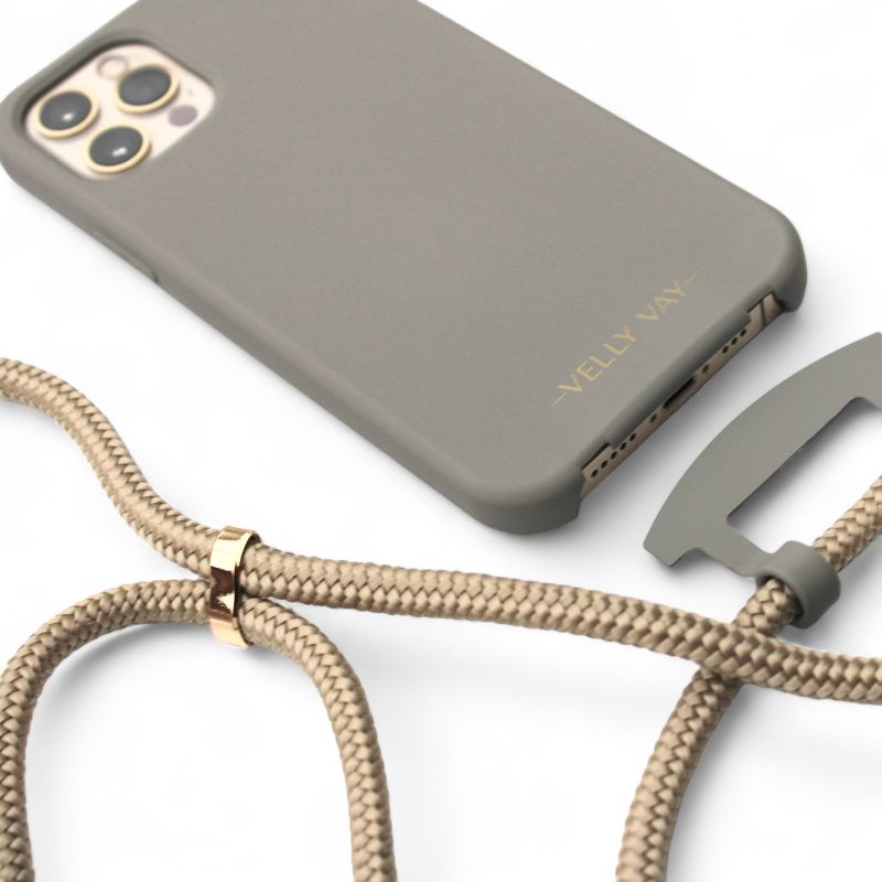 Set Cold Stone - Greygold & Dubai Kette-iPhone 16