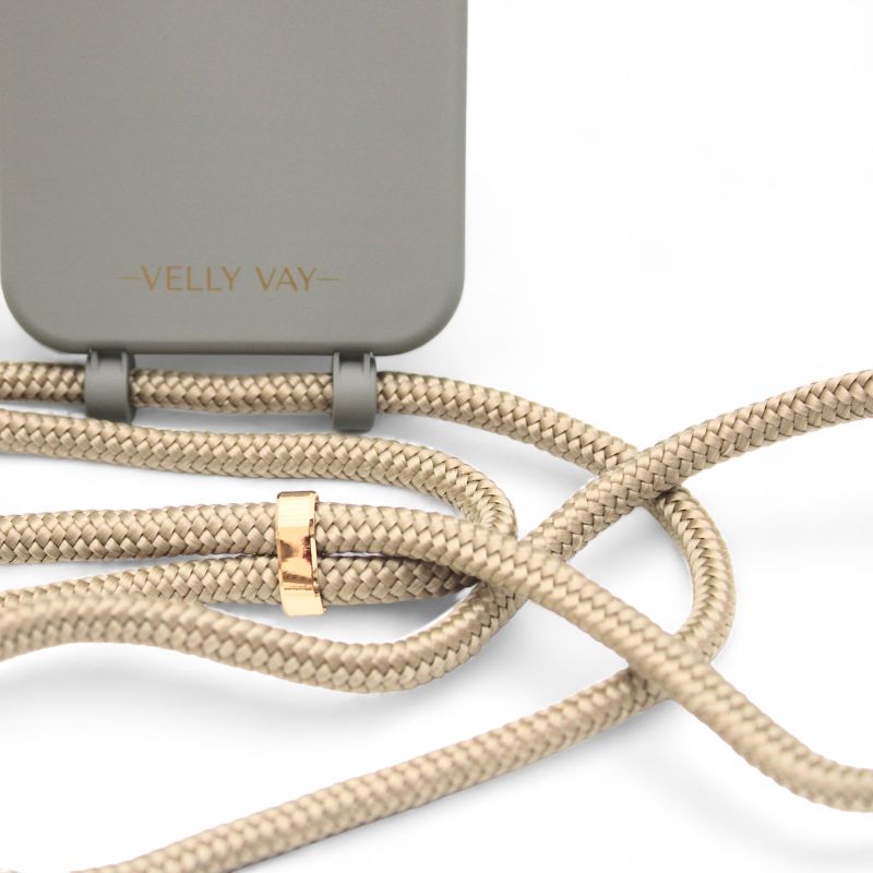 Set Cold Stone - Greygold & Dubai Kette-iPhone 16