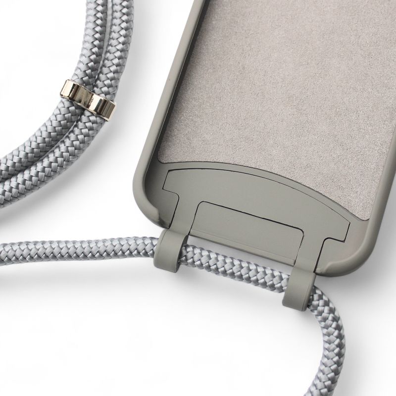 Cold Stone Case 2 in 1 - Mouse Grey Handyband-iPhone 16