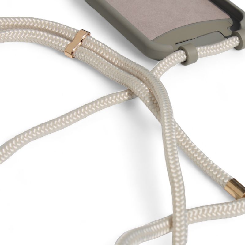 Cold Stone Case 2 in 1 - Pearl Handyband-iPhone 16