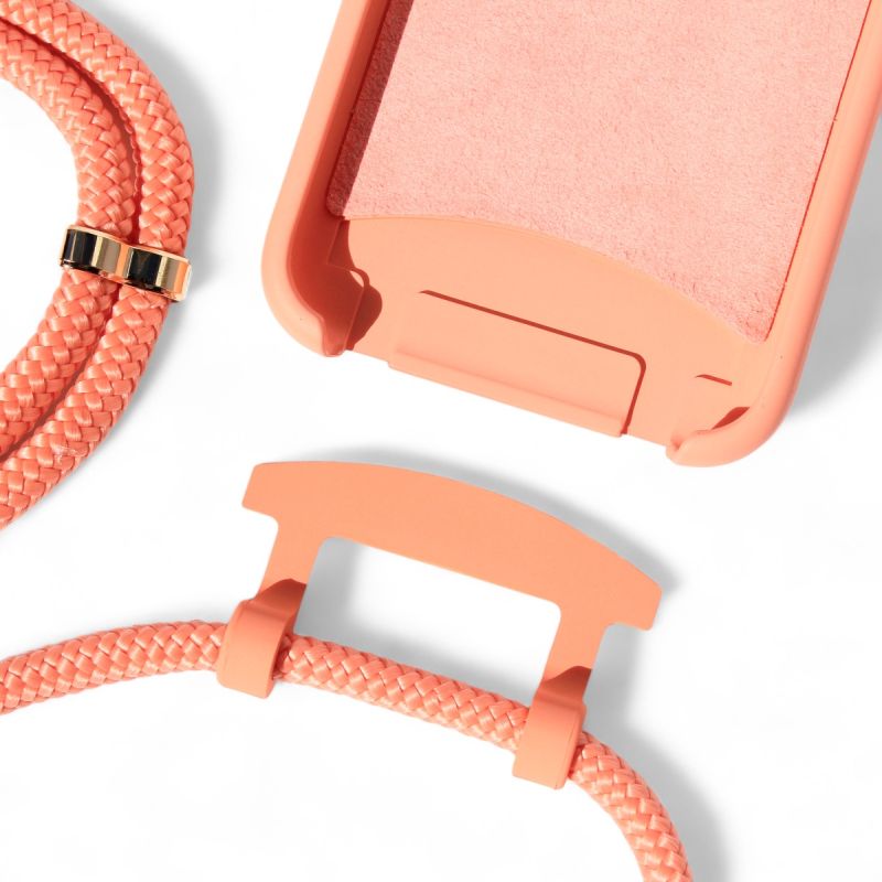 Set Peach - Apricot & Paris Kette