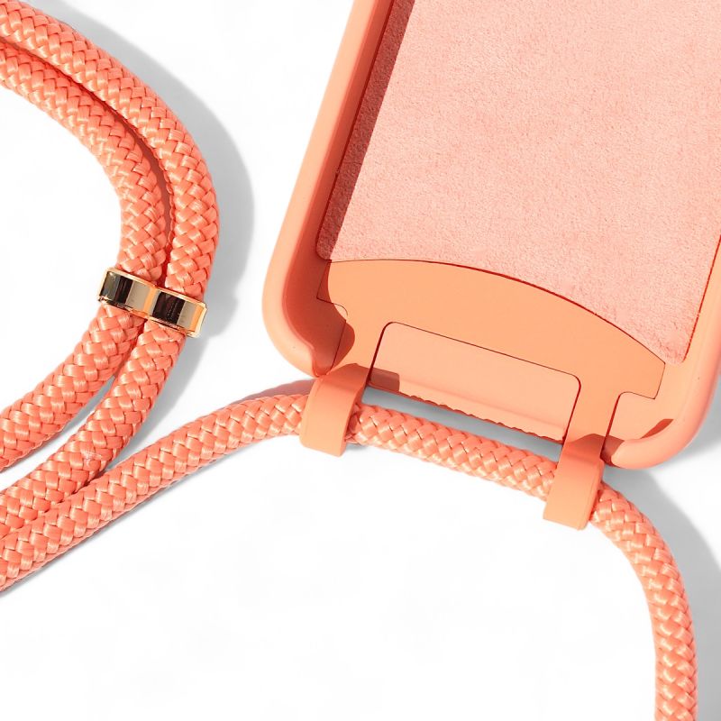 Set Peach - Apricot & Paris Kette