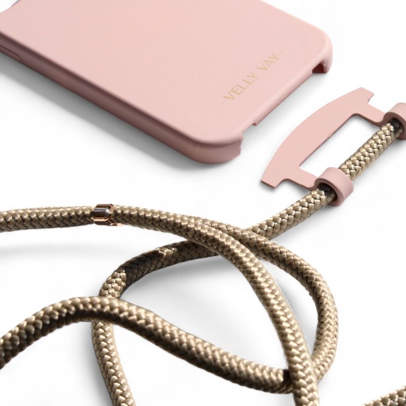 Powder Pink Case 2 in 1 - Greygold Handyband