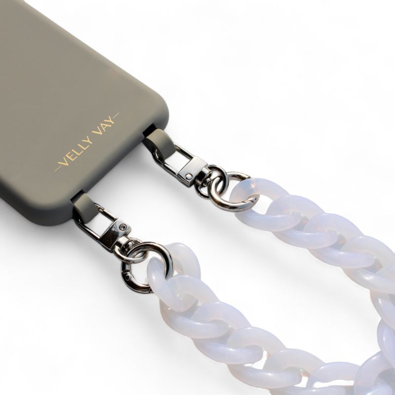 Set Cold Stone - Pearl & Arctic Kette-iPhone 16