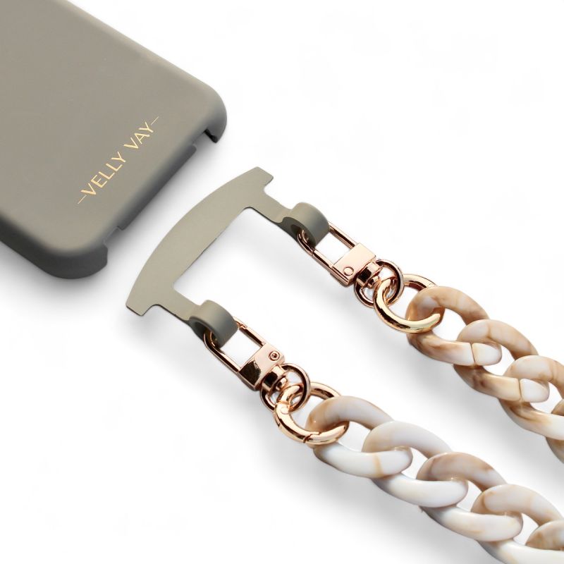 Set Cold Stone - Greygold & Dubai Kette