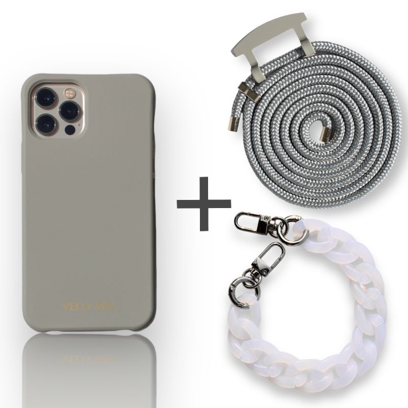 Set Cold Stone - Mouse Grey & Arctic Kette