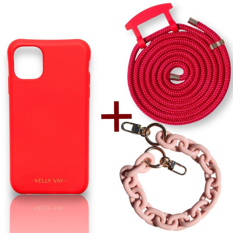 Set Red - Desire & Paris Kette
