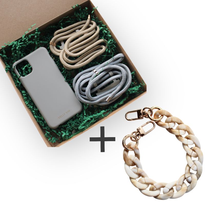 Weihnachtsset Cold Stone - Greygold & Mouse Grey & Dubai-iPhone 16